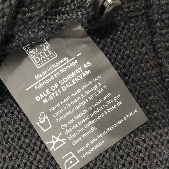 DALE OF NORWAY Olympic Fair Isle Nordic Wool Reflective Logo - Picture 5 of 7